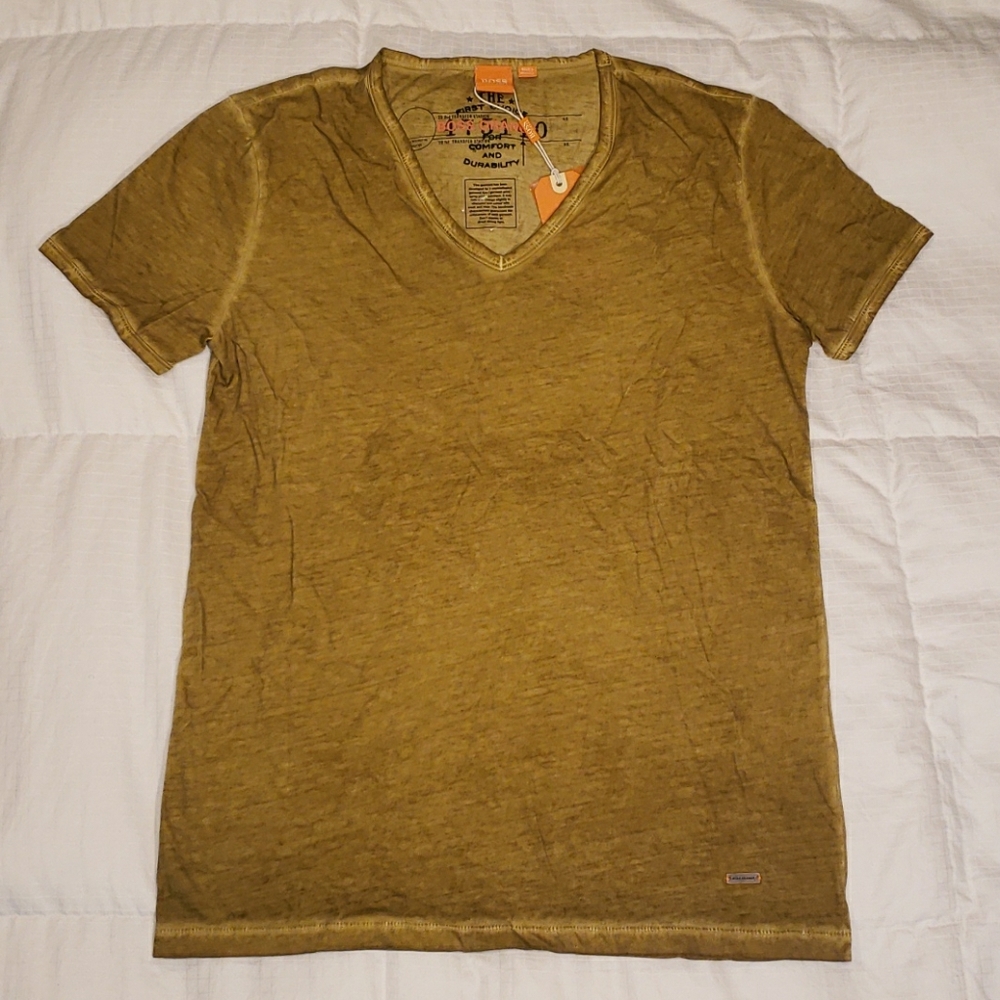 Hugo Boss Orange Label Fashion T Shirt Army Green